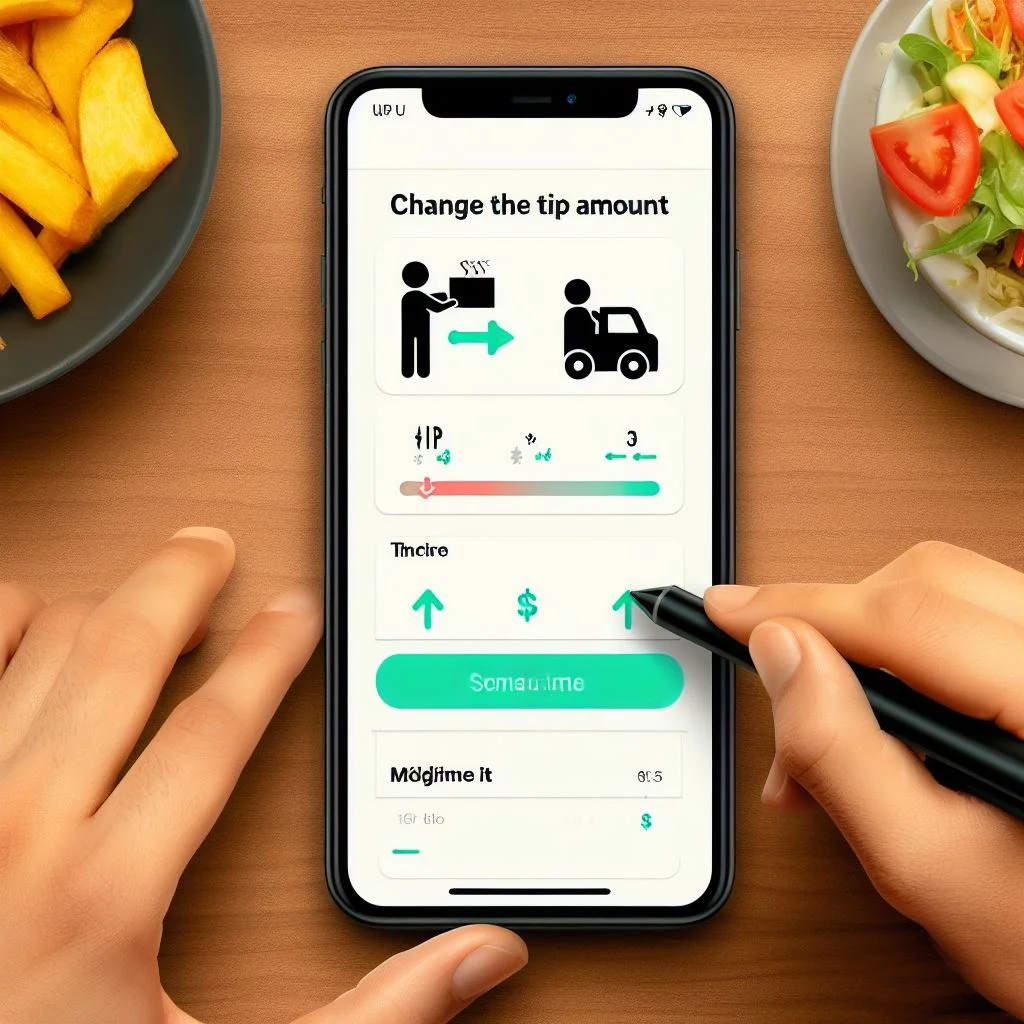 Can I Change Uber Eats Tip
